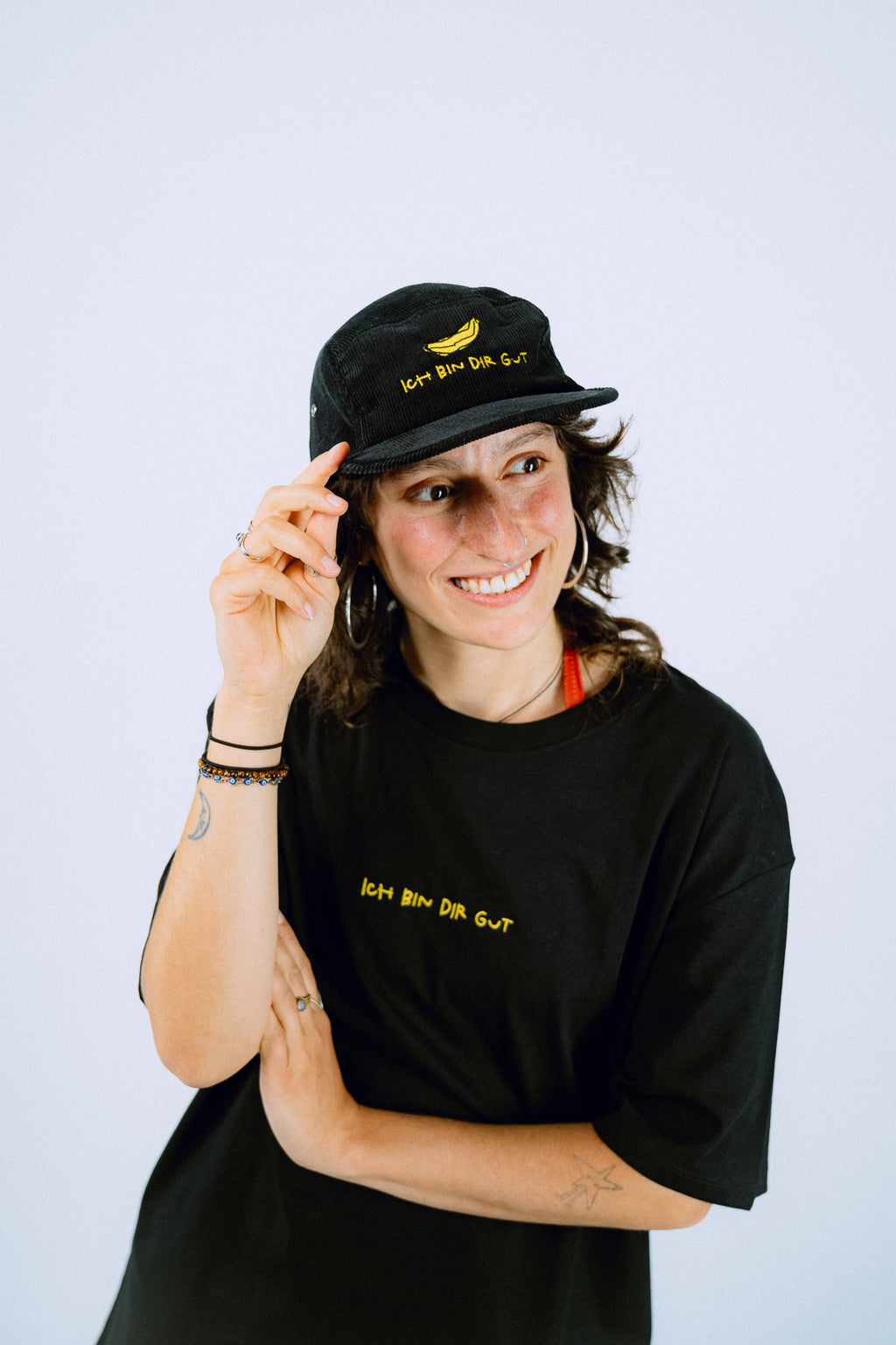 Banana | Cord Cap Schwarz