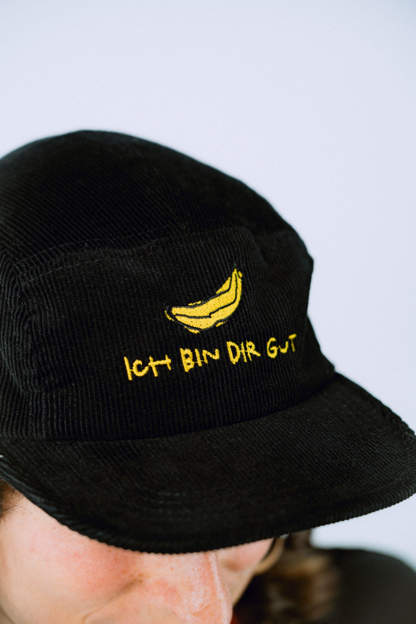 Banana | Cord Cap Schwarz