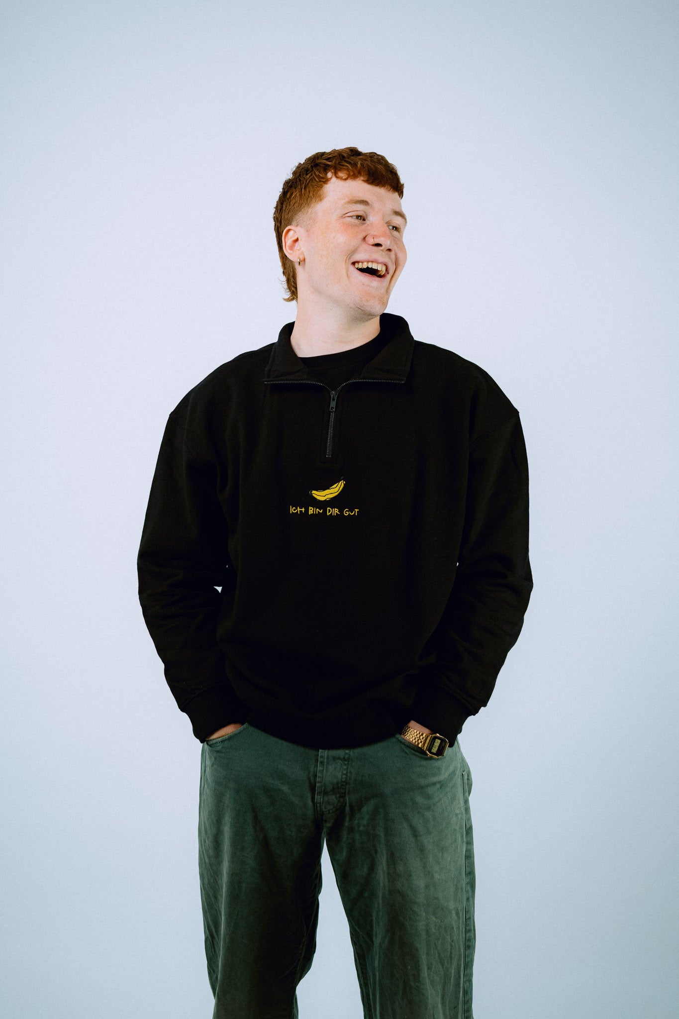 Half Zip | Banana