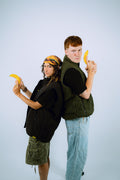 Banana | Sherpa Weste Schwarz