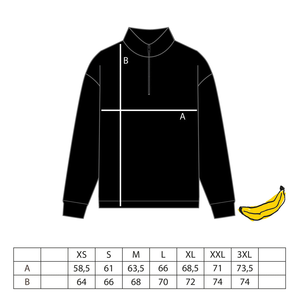 Half Zip | Banana