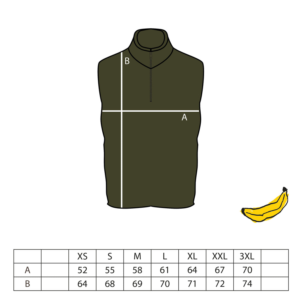 Banana | Sherpa Weste Dark Army