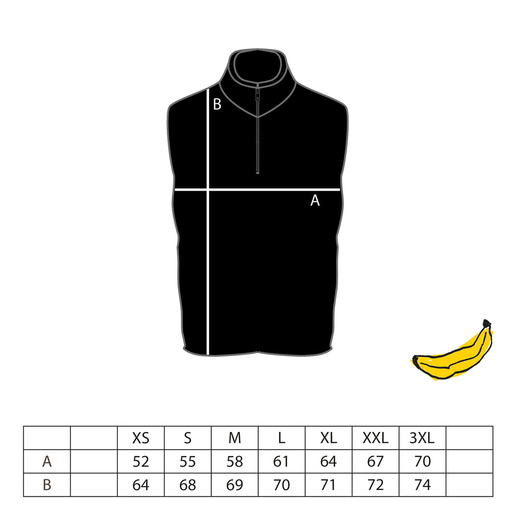 Banana | Sherpa Weste Schwarz